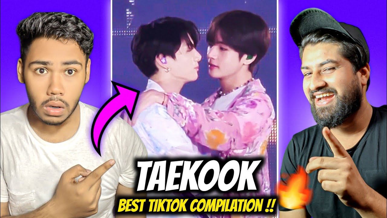 BTS Taekook (Taehyung & Jungkook) TikTok Edits - Reaction | BTS REACTION !!!