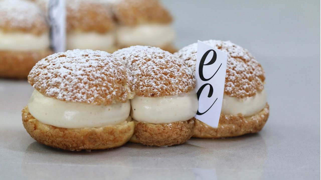 Choux-Ganache de castañas-Diplomática de Vainilla / Choux-Chestnut Ganache-Vanilla Diplomatic Cream