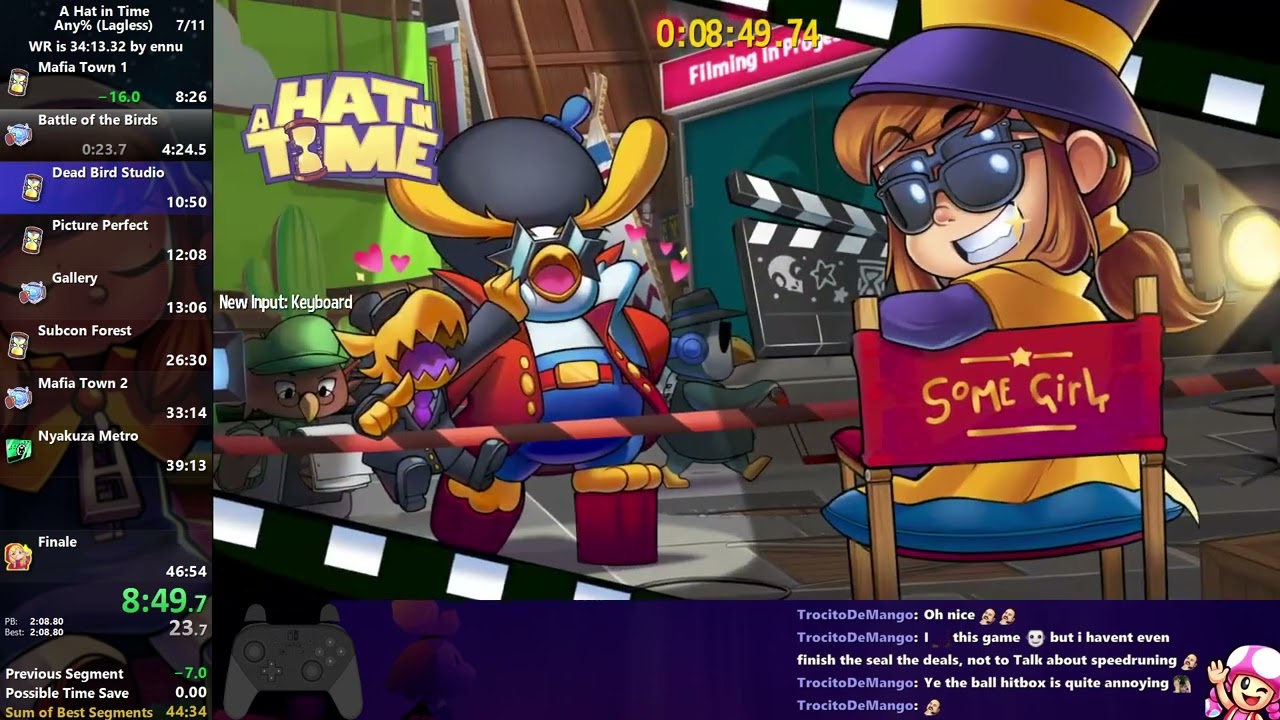 A Hat in Time Any% Speedrun 45:21 [PB]
