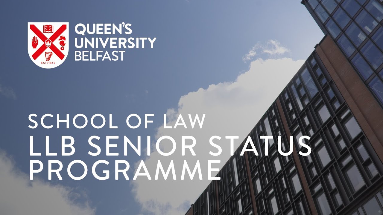 School of Law, LLB Senior Status Programme
