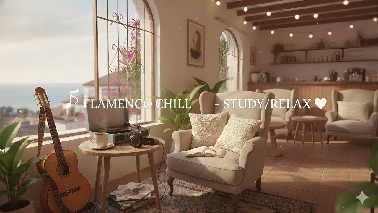 Relaxing Flamenco Chill-Out Music 🎸✨ | Ambient Spanish Guitar for Focus & Calm