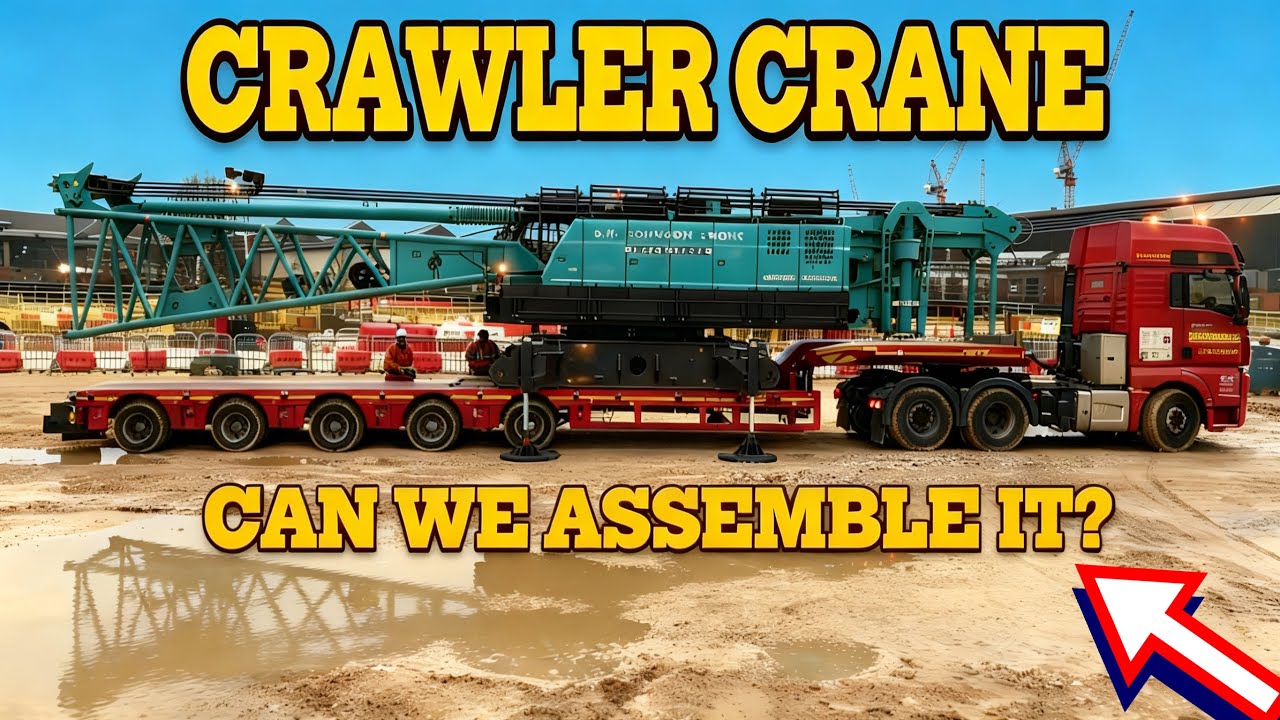 Heavy Haulage - Crawler Crane & Install 🚚 🏗️