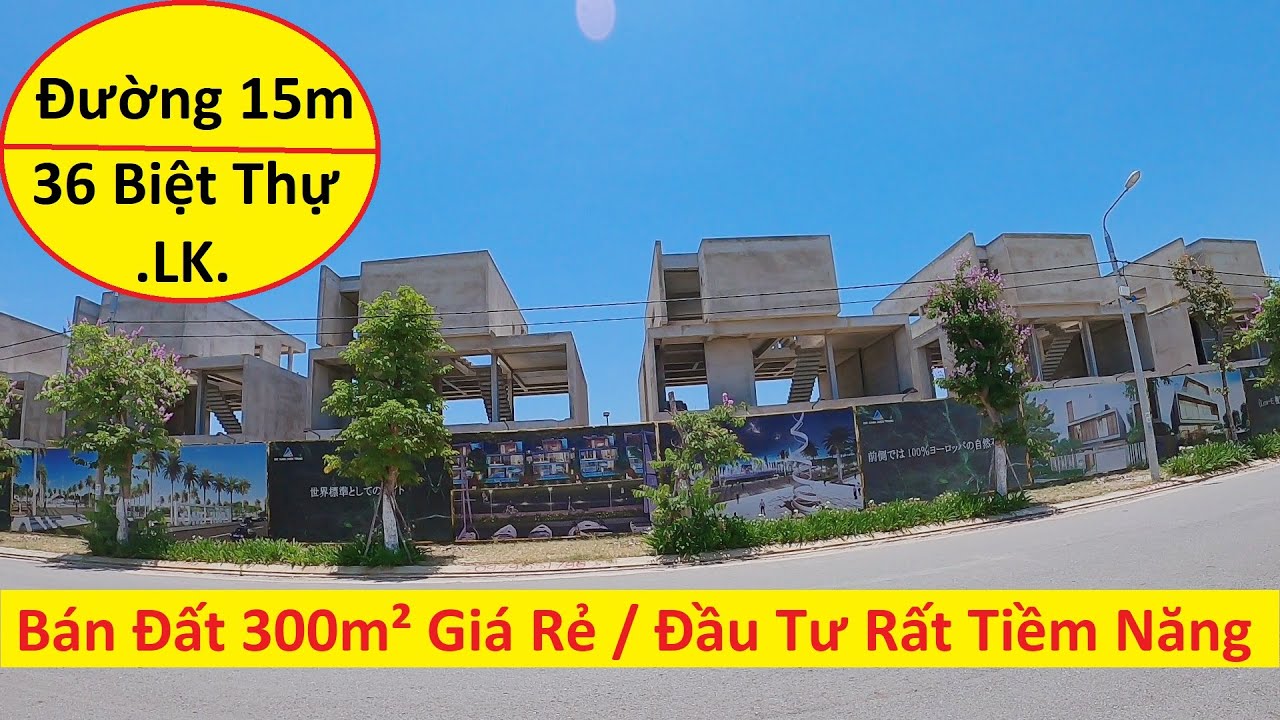 Bán Đất 300m² Xây Biệt Thự Giá Rẻ | Đường Mặt Tiền 15m |Đối Diện 36 Biệt Thự Liền Kề | 0839.62.60.61