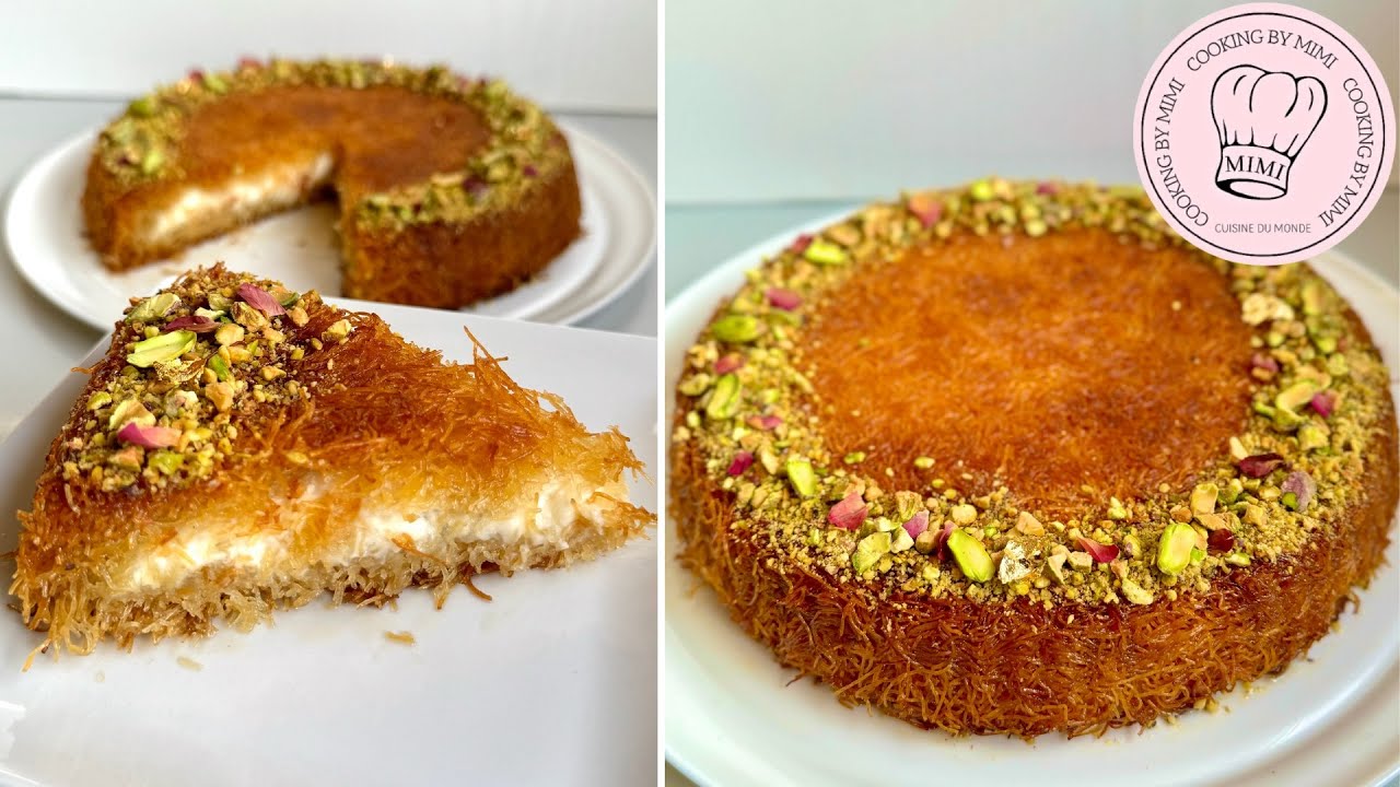 RECETTE DE KONAFA OU KTAYEF À LA CRÈME #ramadan  ☪️