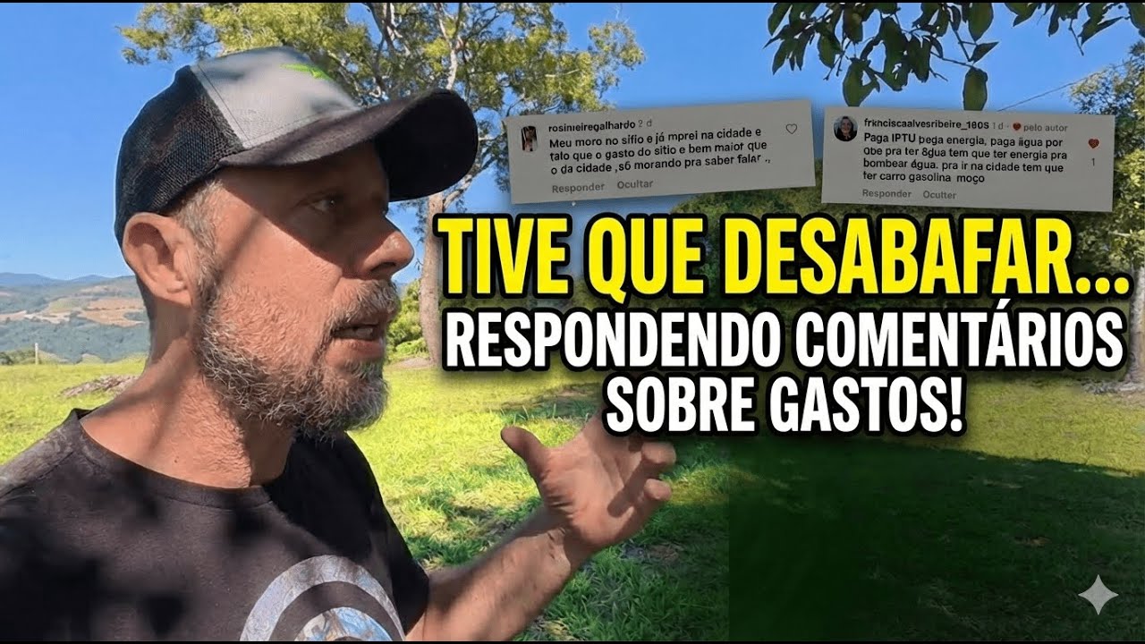 TIVE QUE DESABAFAR: Toda a Verdade sobre GASTOS NO CAMPO!