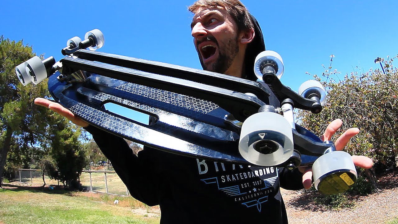 THE 8 WHEELED ALL ROVER SKATEBOARD! | SKATE CIRCUS
