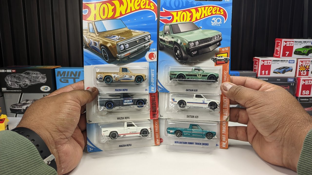 Unboxing de la Mazda Repu y la Datsun 620.! Son piezas incre&iacute;bles.!
