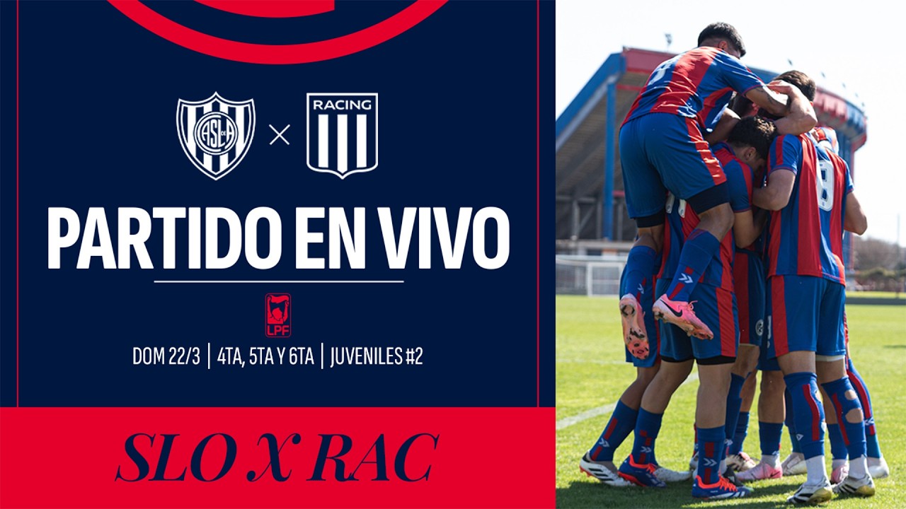 🔴 EN VIVO - JUVENILES SAN LORENZO -  FECHA 2 VS RACING - 4TA, 5TA Y 6TA