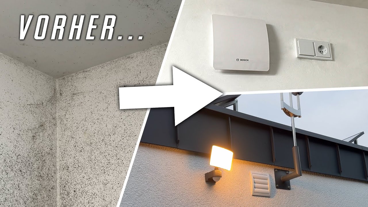 SCHLUSS mit Schimmel in der Garage! (hoffe ich...) - Hausbau VLOG #47 🏡