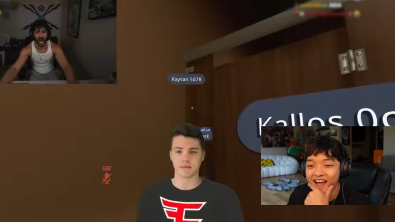 Джейсон реагирует на то, как Кейсан отыгрывает роль Адапта в VRChat.