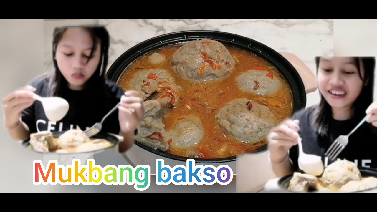 Mukbang aneka bakso #bakso #anekabakso #baksoenak