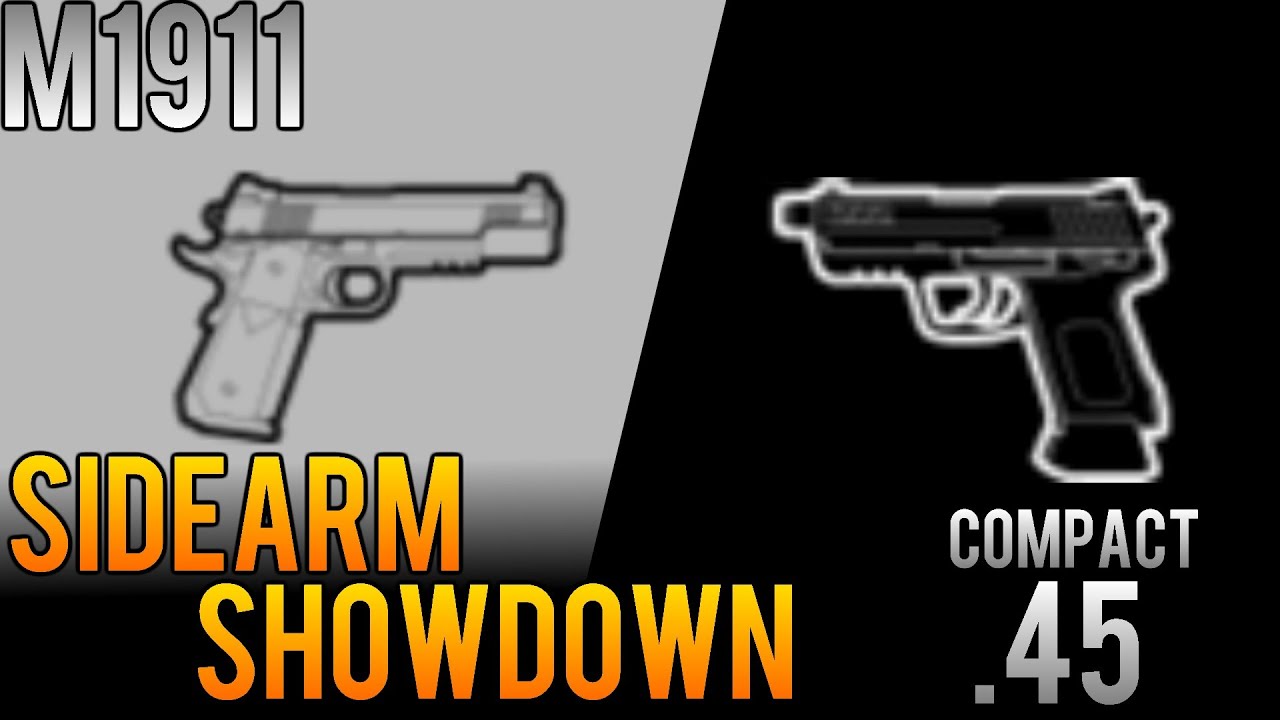 Sidearm Showdown - M1911 vs. Compact .45 - Battlefield 4 (BF4) Analysis and Review