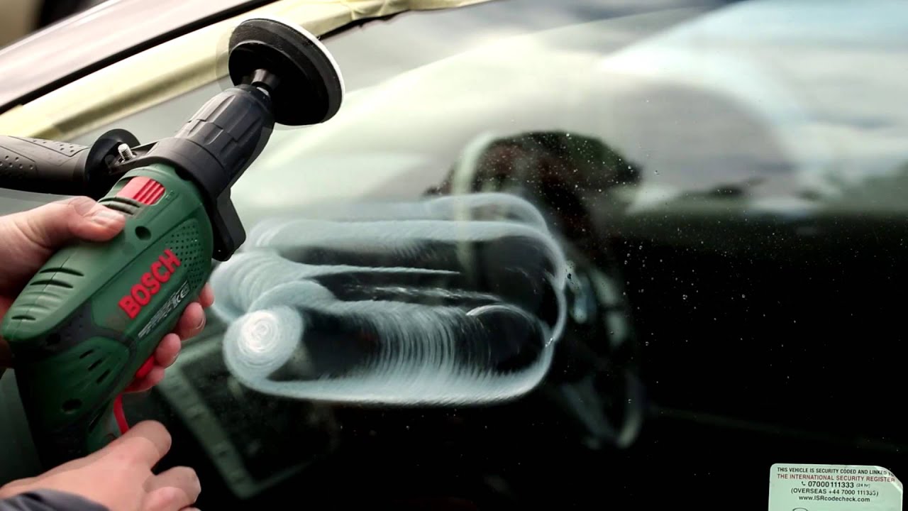 How to remove scratches from car side windows using Automotive Glass Scratch Removal Kit
