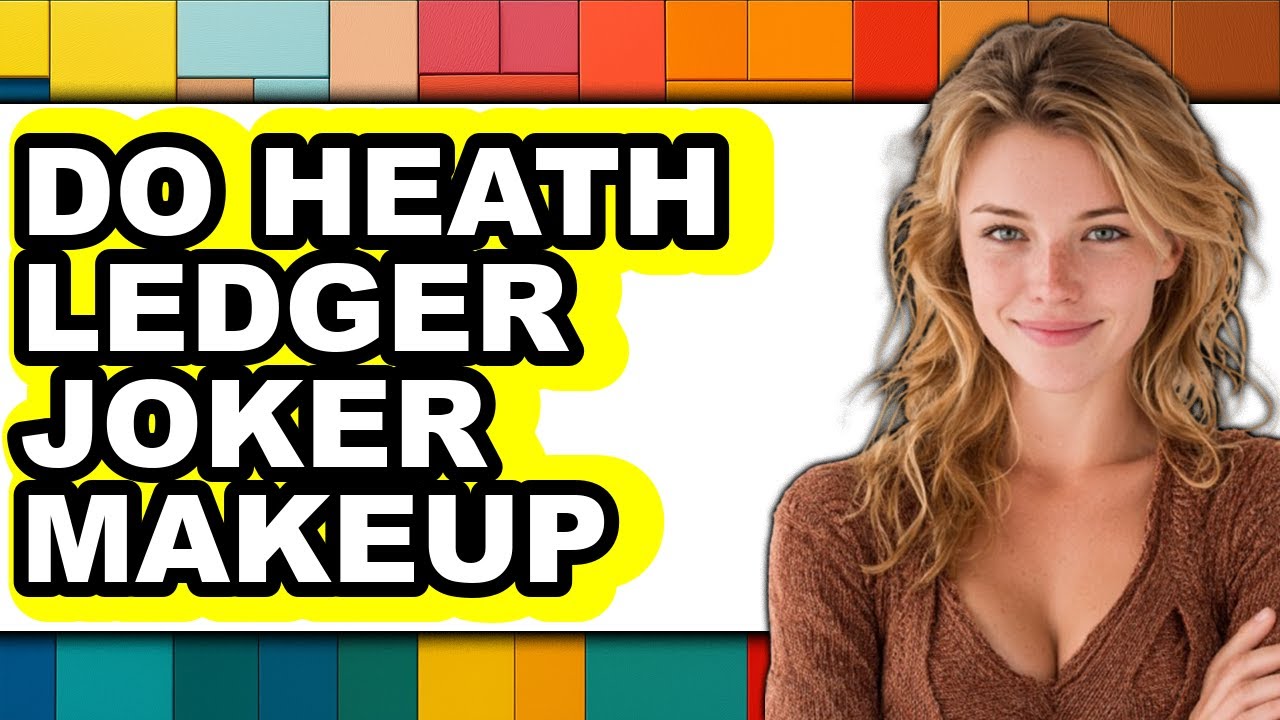 How To Do Heath Ledger Joker Makeup (Full Guide)