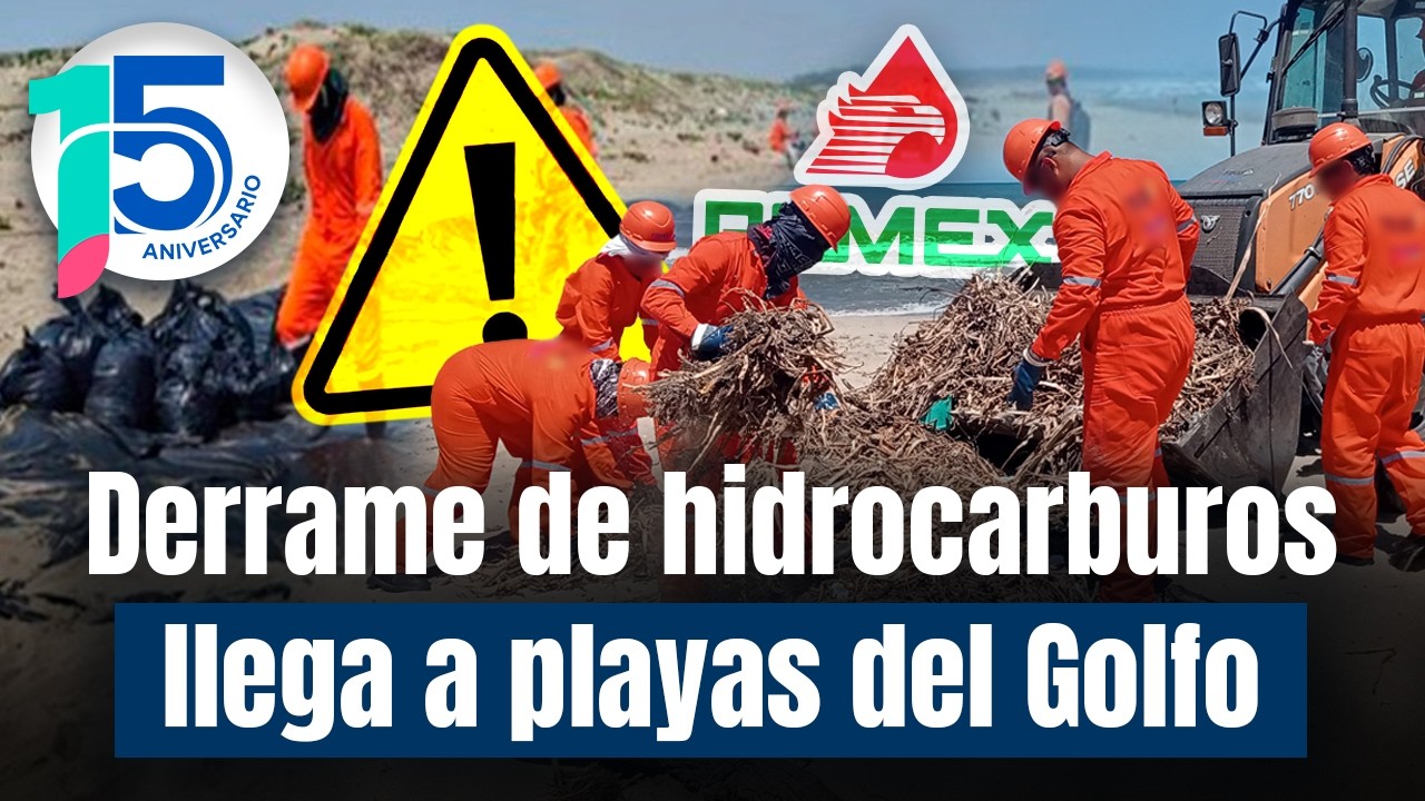 Contaminación en el Golfo: Hidrocarburos afectan playas de Alvarado, Coatzacoalcos y Tabasco