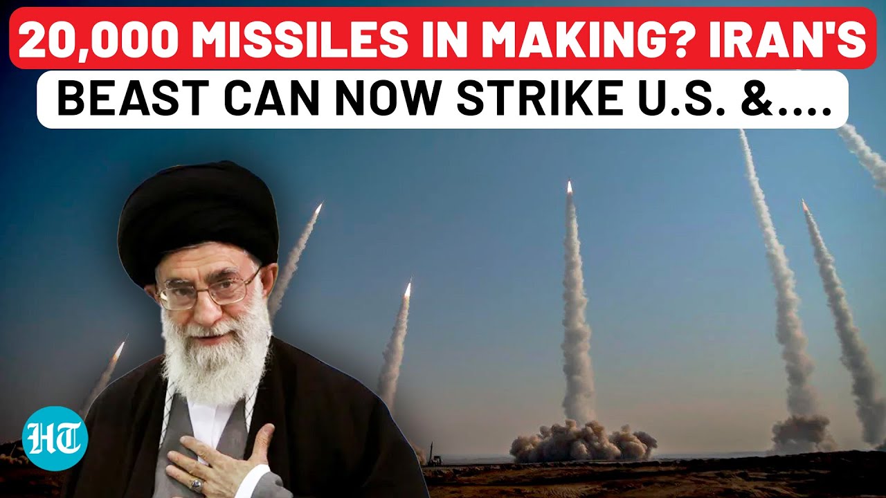 Iran's Revenge Begins? Israel Warns of 20,000 Missiles in Khamenei’s Arsenal That Can Hit US, Europe