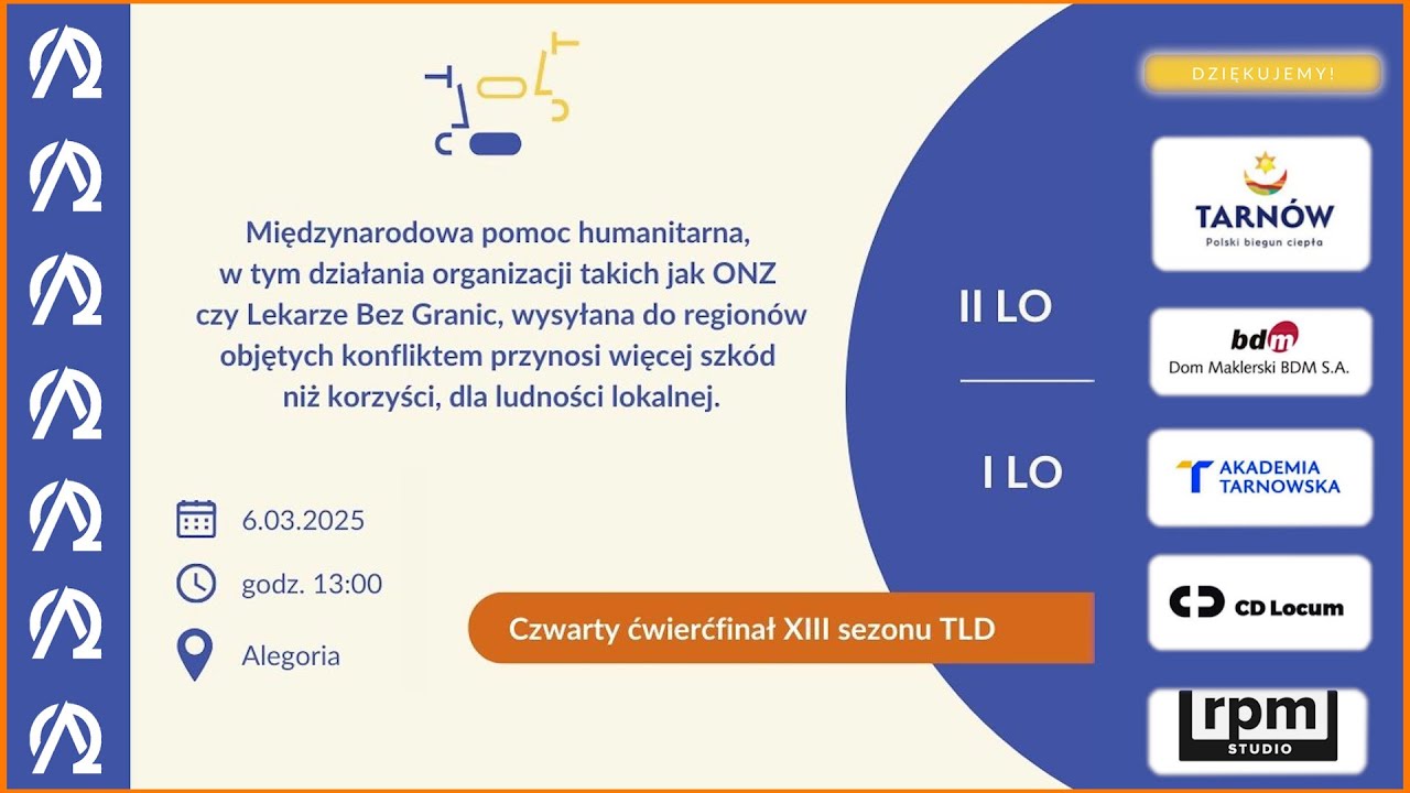 Pomoc humanitarna,(..) wysyłana do region&oacute;w objętych konfliktem przynosi więcej szk&oacute;d niż korzyści..