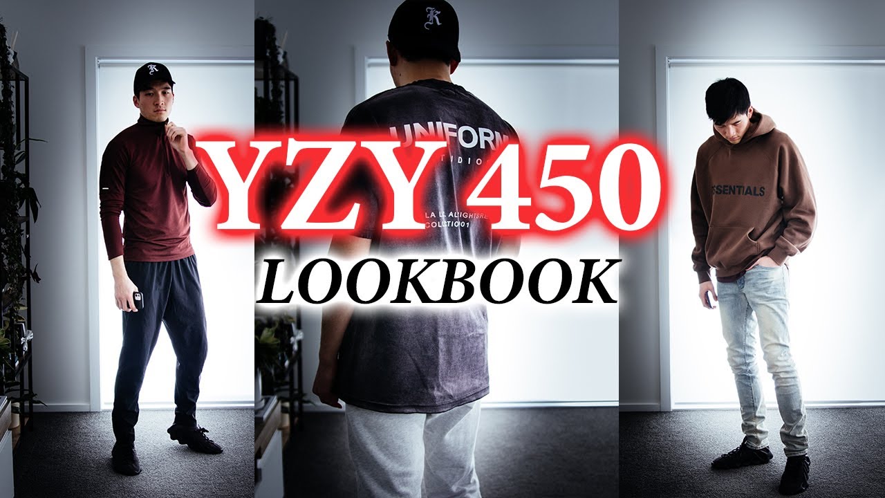 How To Style - YEEZY 450 'Dark Slate' (Lookbook For All Occasions)