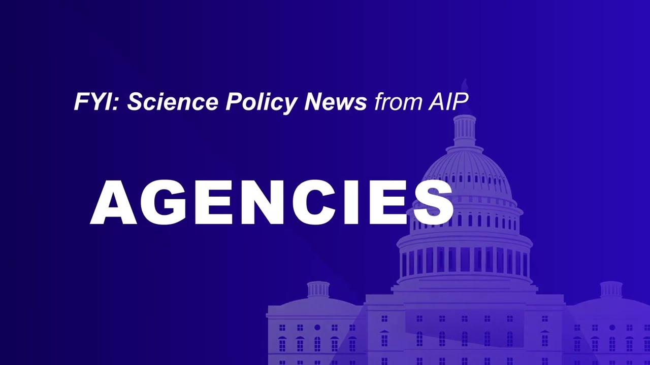 FYI Science Policy Federal Science Agency Pages