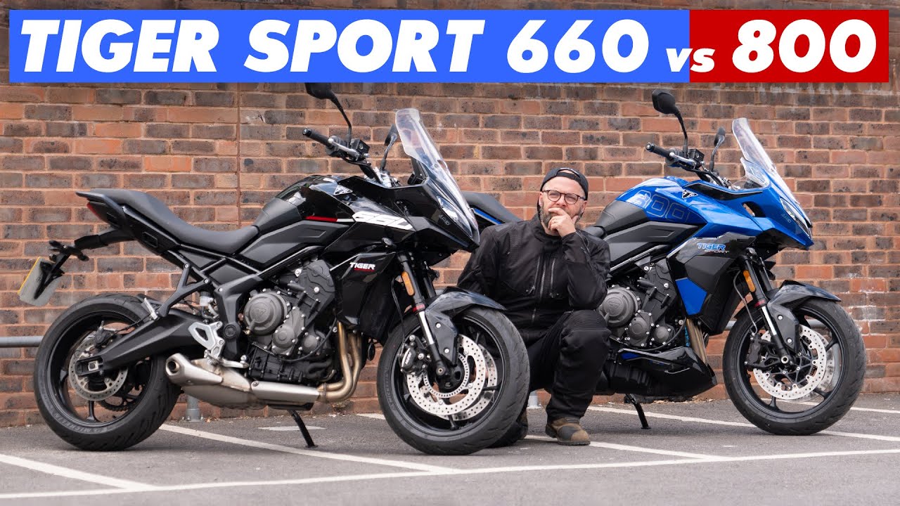 Triumph Tiger Sport 660 против 800 2025 года: какой выбрать?
