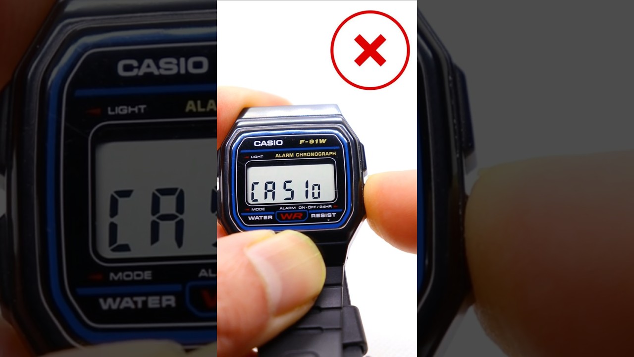Casio F91 - The ONLY reliable Genuine Check