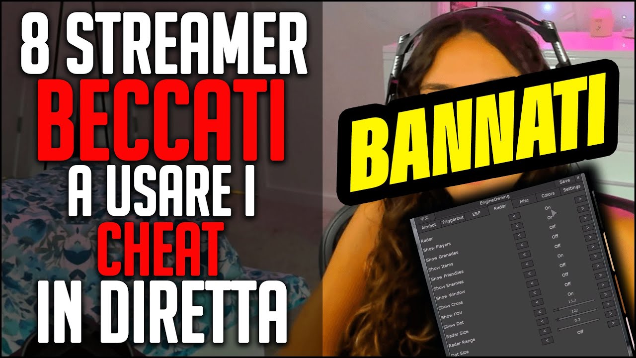 8 STREAMER BECCATI A USARE I CHEAT IN DIRETTA (E BANNATI)