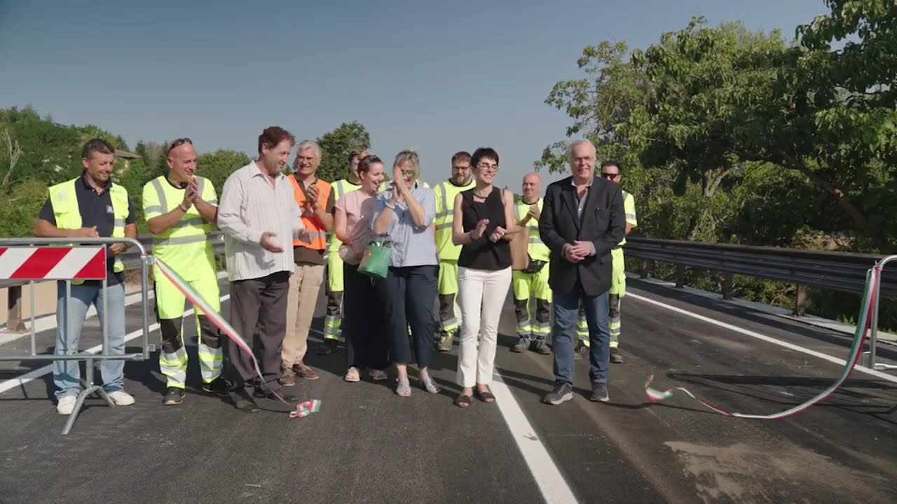 Strade Toscane - Nuovo ponte in località La Brocchi sulla SR 302 a Borgo San Lorenzo