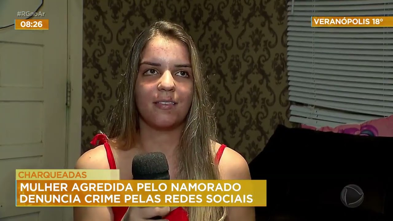 Charqueadas: mulher agredida pelo namorado denuncia crime pelas redes sociais