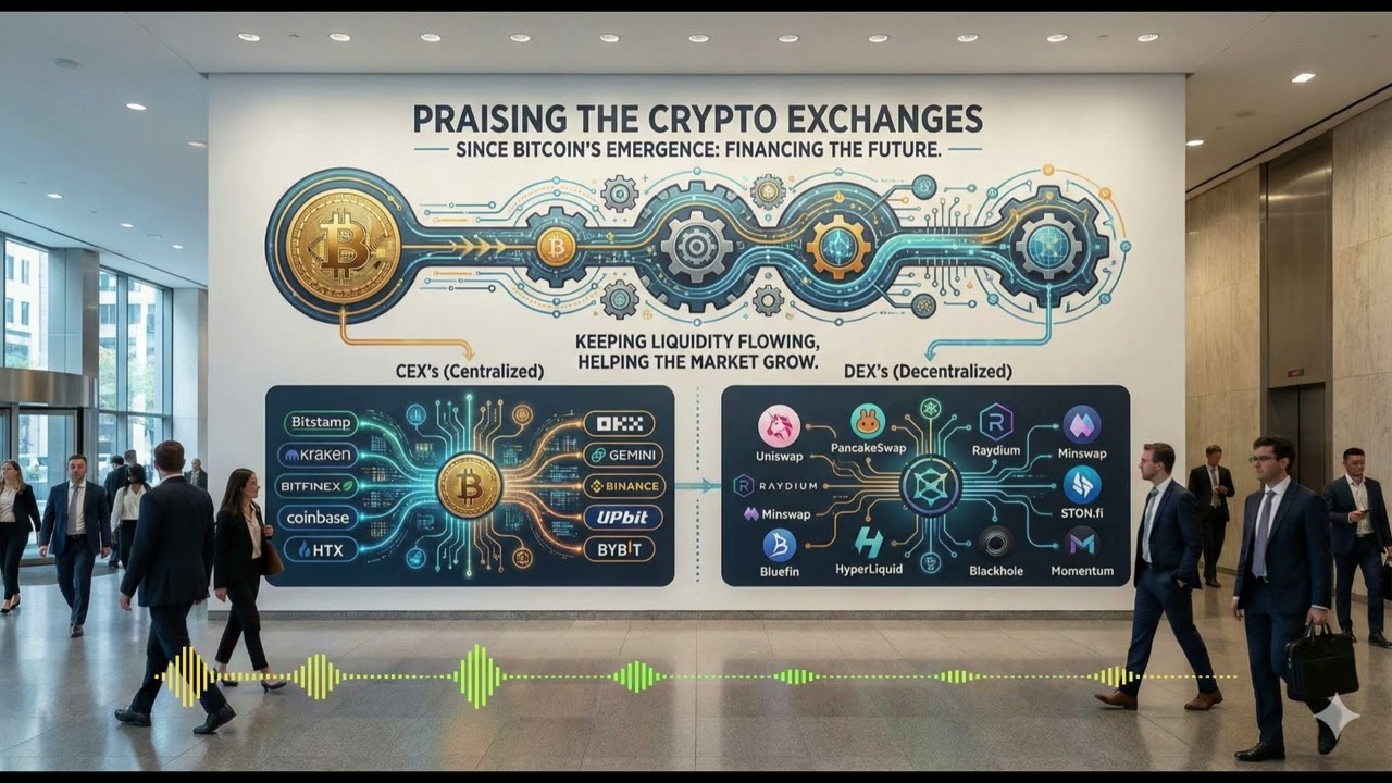 Praise The Crypto Exchanges - The Liquidity Keepers 