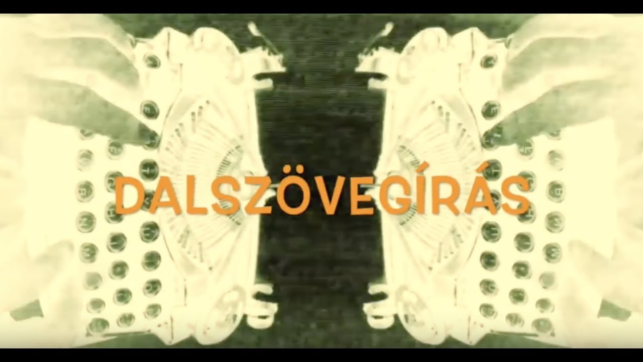 DALSZÖVEGÍRÁS ÓRÁK 12.