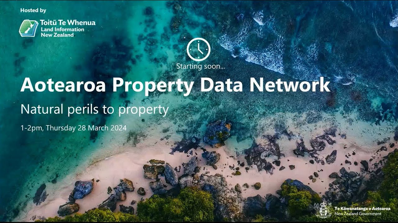 Aotearoa Property Data Network - Natural Perils to Property - March Webinar