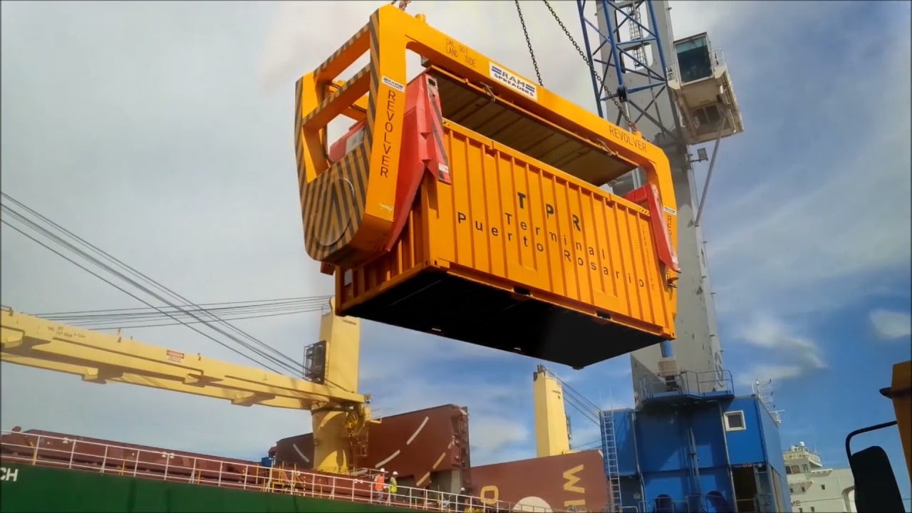 TRP Rosario became the first terminal to use Containerised Bulk Handling to export grain
