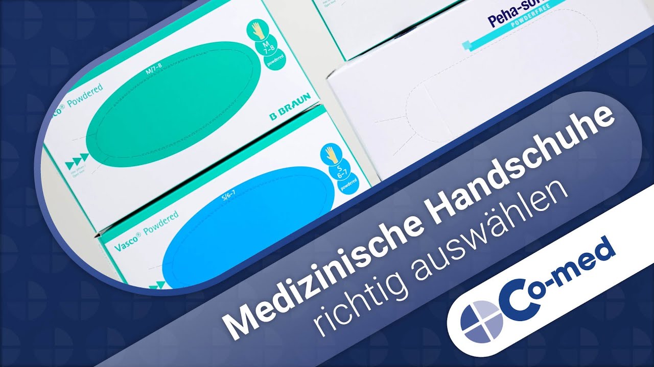 In besten H&auml;nden: Medizinische Handschuhe f&uuml;r Praxis, Klinik und Pflegeeinrichtung
