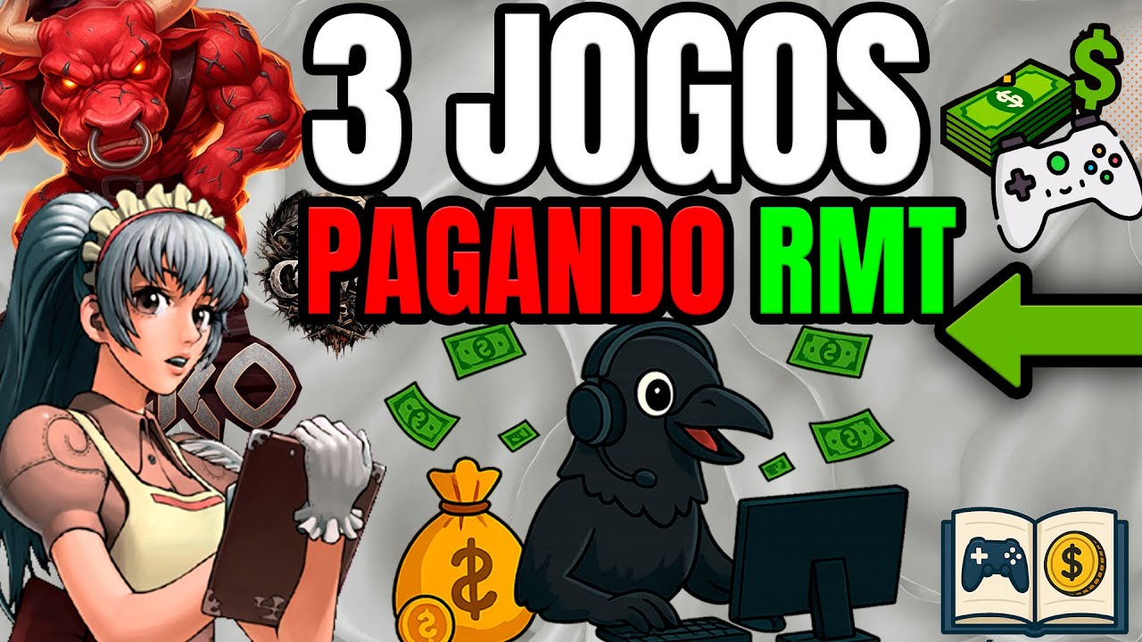 3 Jogos que est&atilde;o Pagando RMT em Janeiro de 2026 - Di&aacute;rio de RMT! Dinheiro com Joguinhos