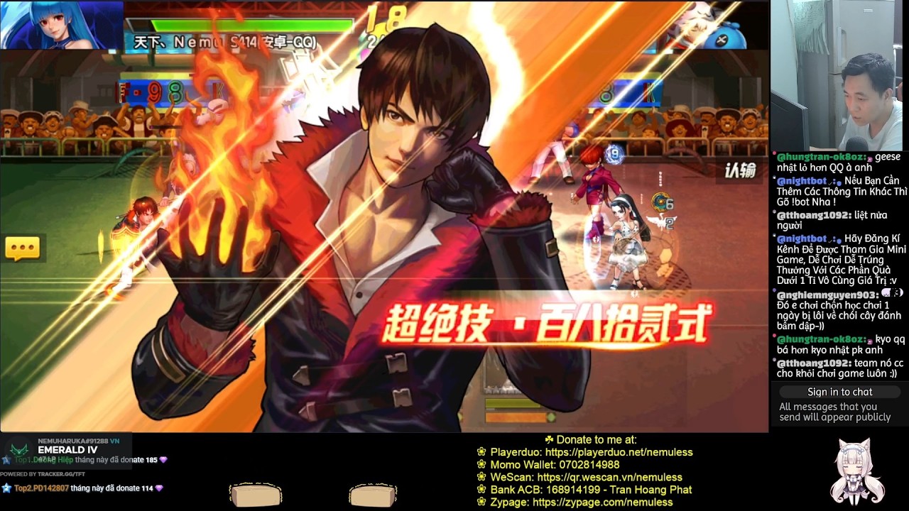 ☘ KOF98UMOL CN Peak Battles Skill Card Kyo XIV VS Chizuru XV 260313 (巅峰对决) - Nemuless❀