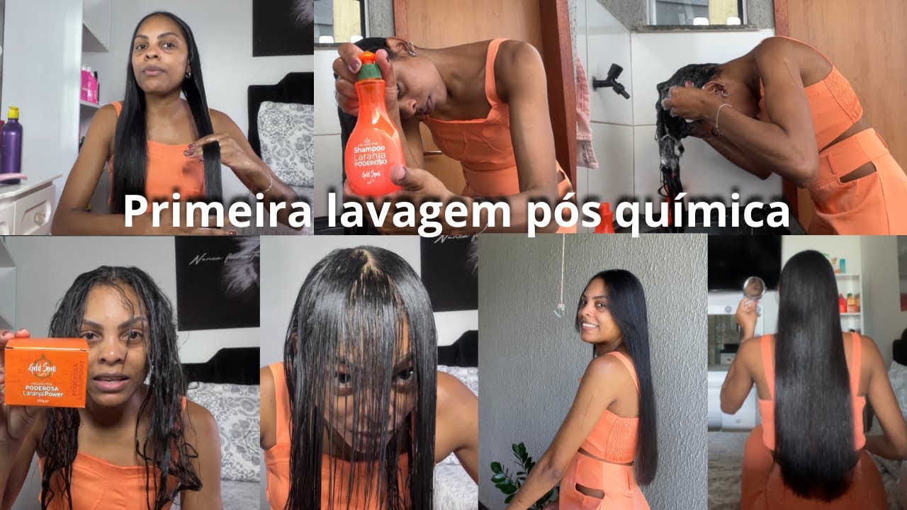 PRIMEIRA LAVAGEM PÓS QUÍMICA 
