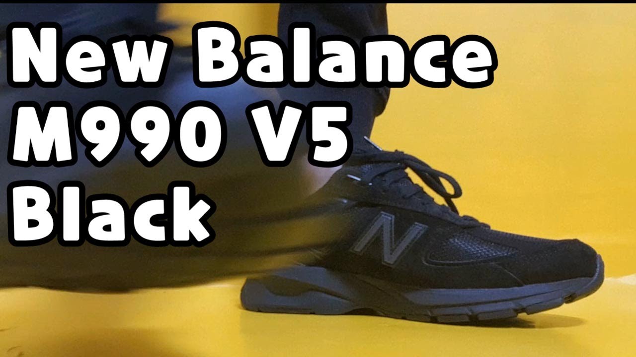 New Balance M990 V5 Black unboxing/New Balance M990 on feet review