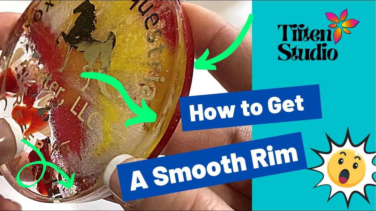 6. How to Get Rid of the Lip - No More Sharp Resin Coaster Edges