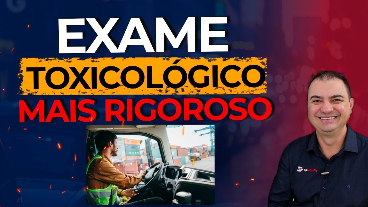 EXAME TOXICOLÓGICO MUDOU DE NOVO - LEI 14.599/23