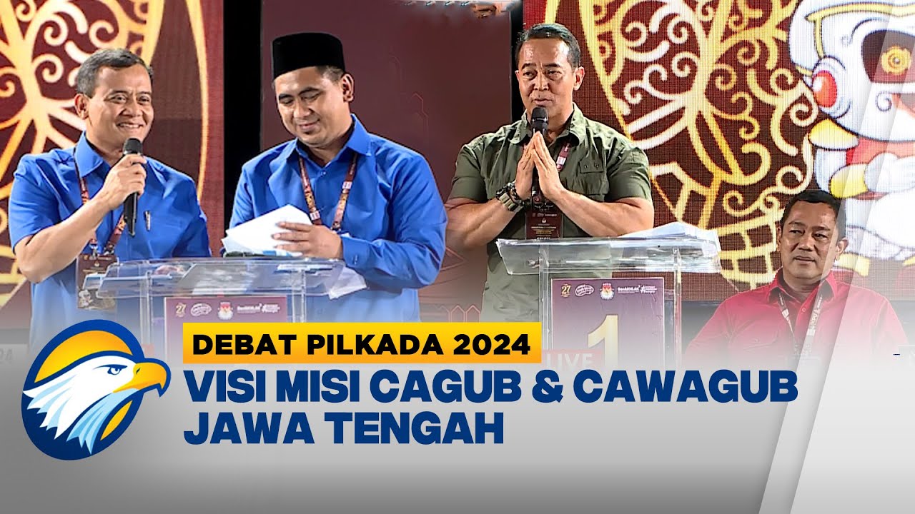 Visi Misi Calon Gubernur & Wakil Gubernur Jawa Tengah   - [Debat Pilkada 2024]