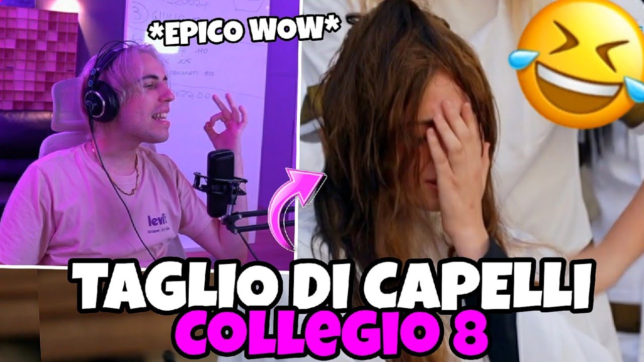 GRENBAUD REACTION AL TAGLIO DI CAPELLI DEL COLLEGIO 8!!😂🔥 *epico wow*