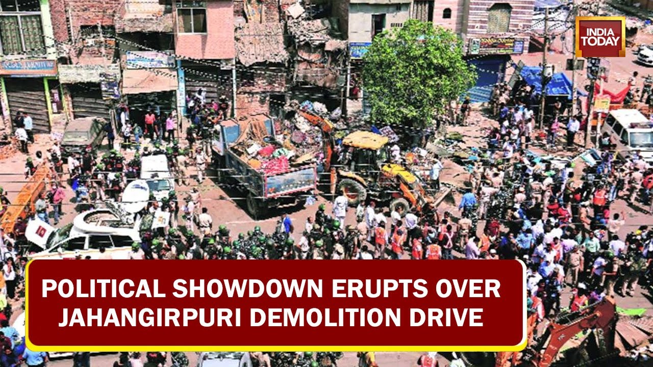 Bulldozer Rolls Over Jahangirpuri, Demolition Drive Triggers Major Political Showdown | Top Updates