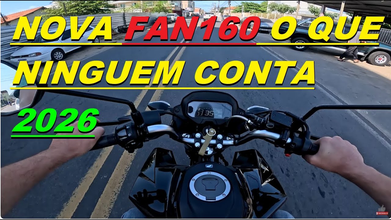 PRIMEIRAS IMPRESSÕES NOVA FAN 160 2026 PRIMEIRA VEZ