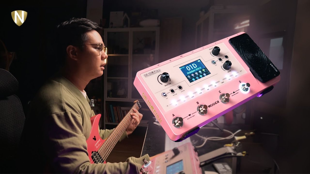 รีวิวมัลติเอฟเฟคมือใหม่ใช้ดีสีชมพู ทดสอบพร้อม Firmware v2.1 ล่าสุด [ Mooer GE150 PRO Li ]