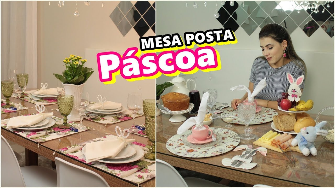 Mesa Posta de Páscoa - Café da Manhã e Almoço | PALOMA SOARES