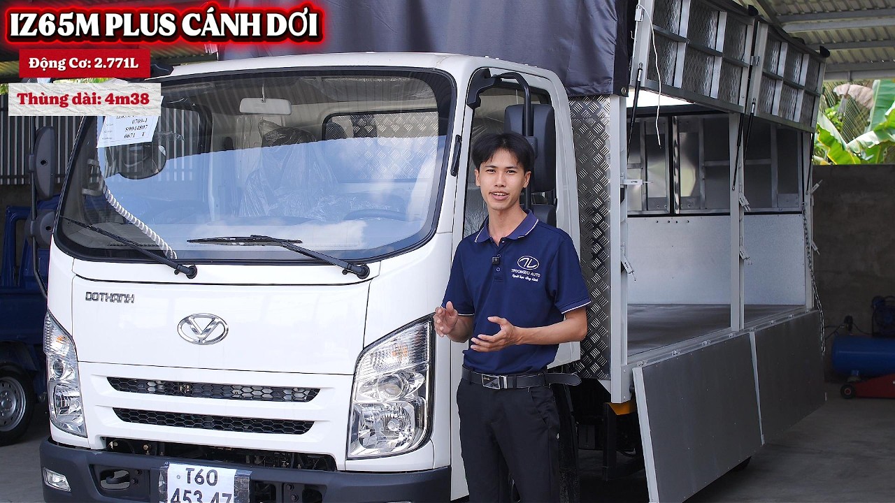#7  DOTHANH IZ65M PLUS THÙNG MUI BẠT CÁNH DƠI - 3.409 KG - Dài 4m38
