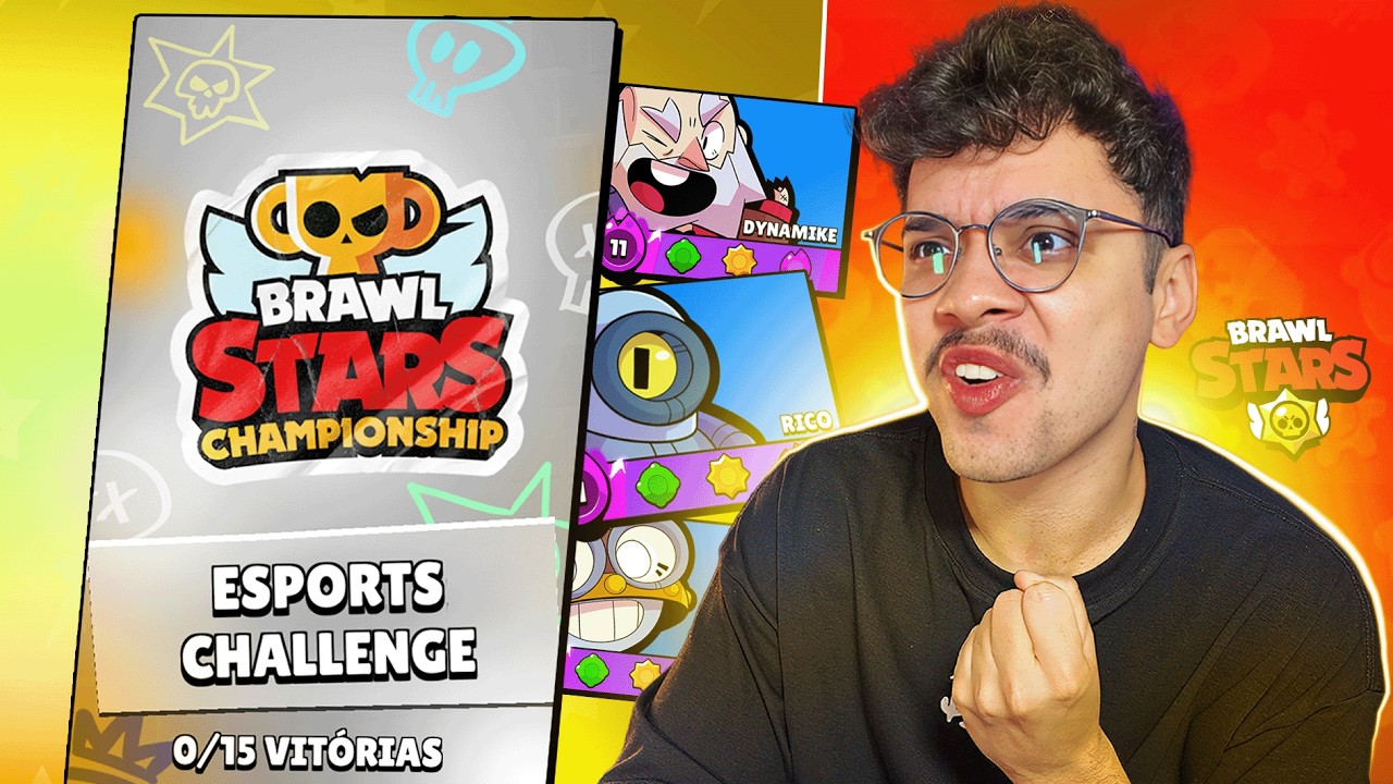 DESAFIO DO CAMPEONATO mas S&Oacute; VALE BRAWLER SUPER-RARO 😎  *melhores comps*
