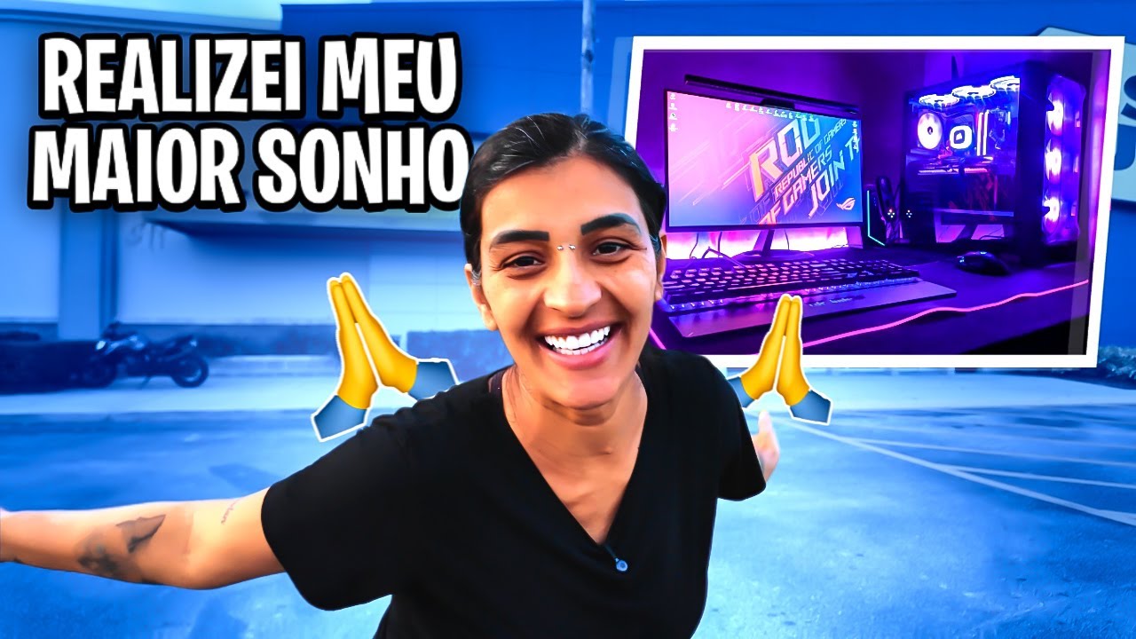 Realizei meu MAIOR SONHO, PC GAMER