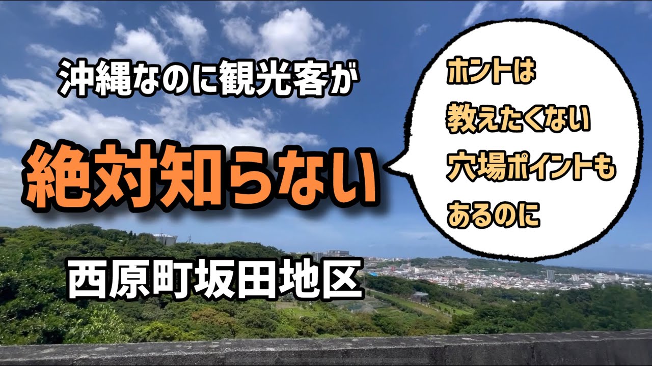 沖縄観光で絶対行かない集落を散策してみた　file1.西原町坂田地区