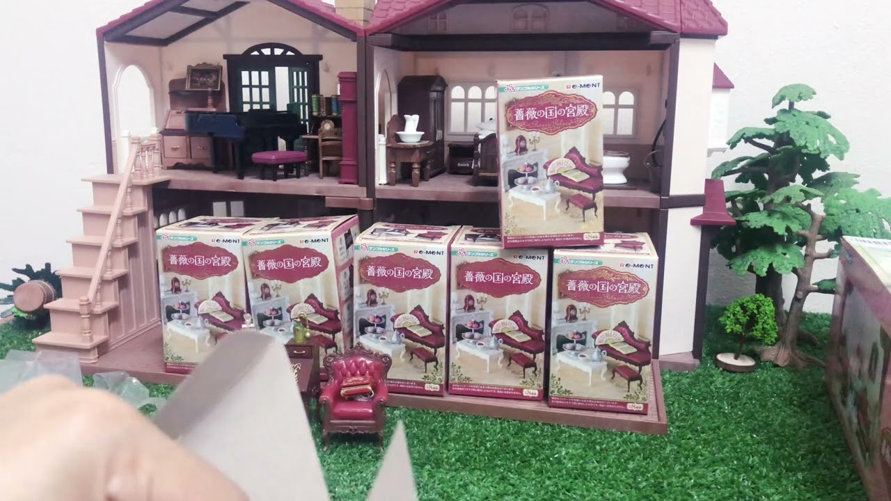 Rose Country Palace RE-MENT Unboxing!! 薔薇の国の宮殿